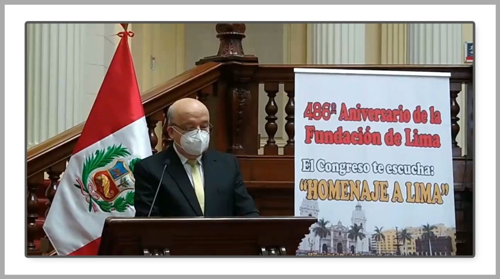 Homenaje a la ciudad de Lima en su 486° Aniversario de Fundación