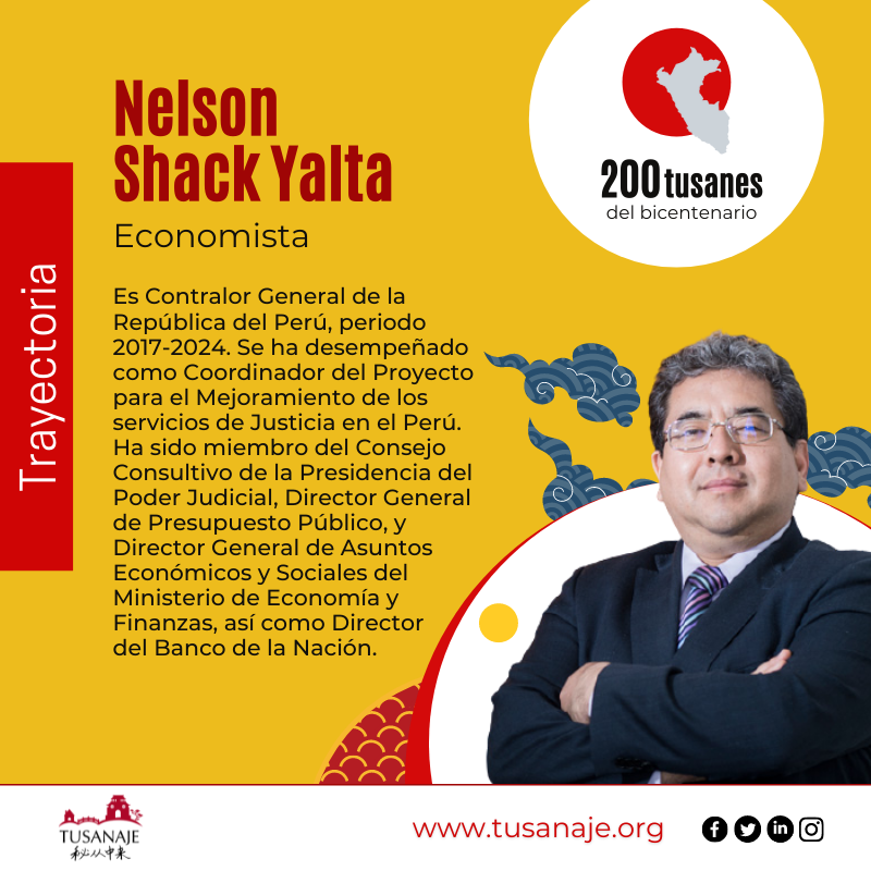 Nelson Shack Yalta, economista.TUSÁN BICENTENARIO
