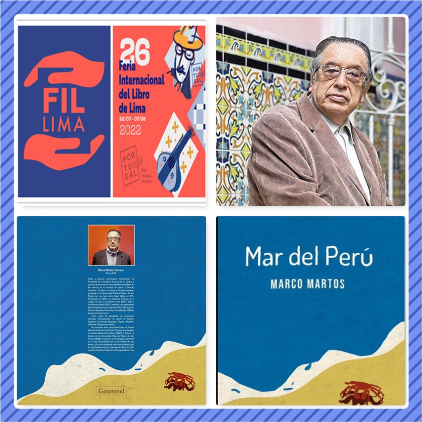 “MAR DEL PERÚ” DE MARCO MARTOS, FERIA INTERNACIONAL DEL LIBRO DE LIMA