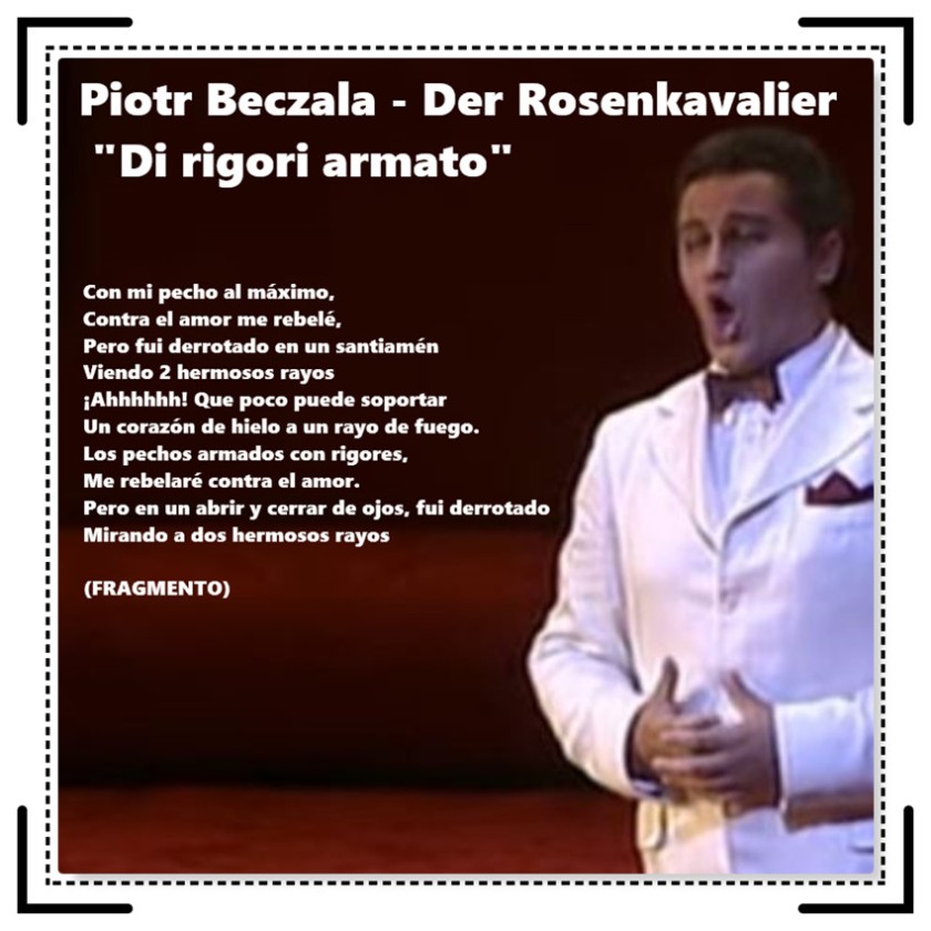 Intermezzo Piotr Beczala – Der Rosenkavalier «Di rigori armato»
