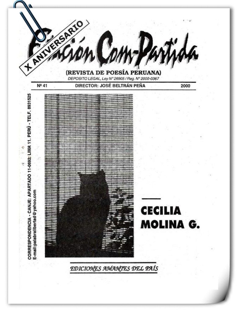 Estación Com-Partida: Revista de poesía peruana (n.°41) POEMAS DE CECILIA MOLINA GARCÍA